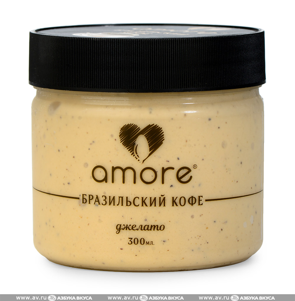 Изображение товара Мороженое молочное «Бразильский кофе», Amore, 300 мл, Россия, БЗМЖ