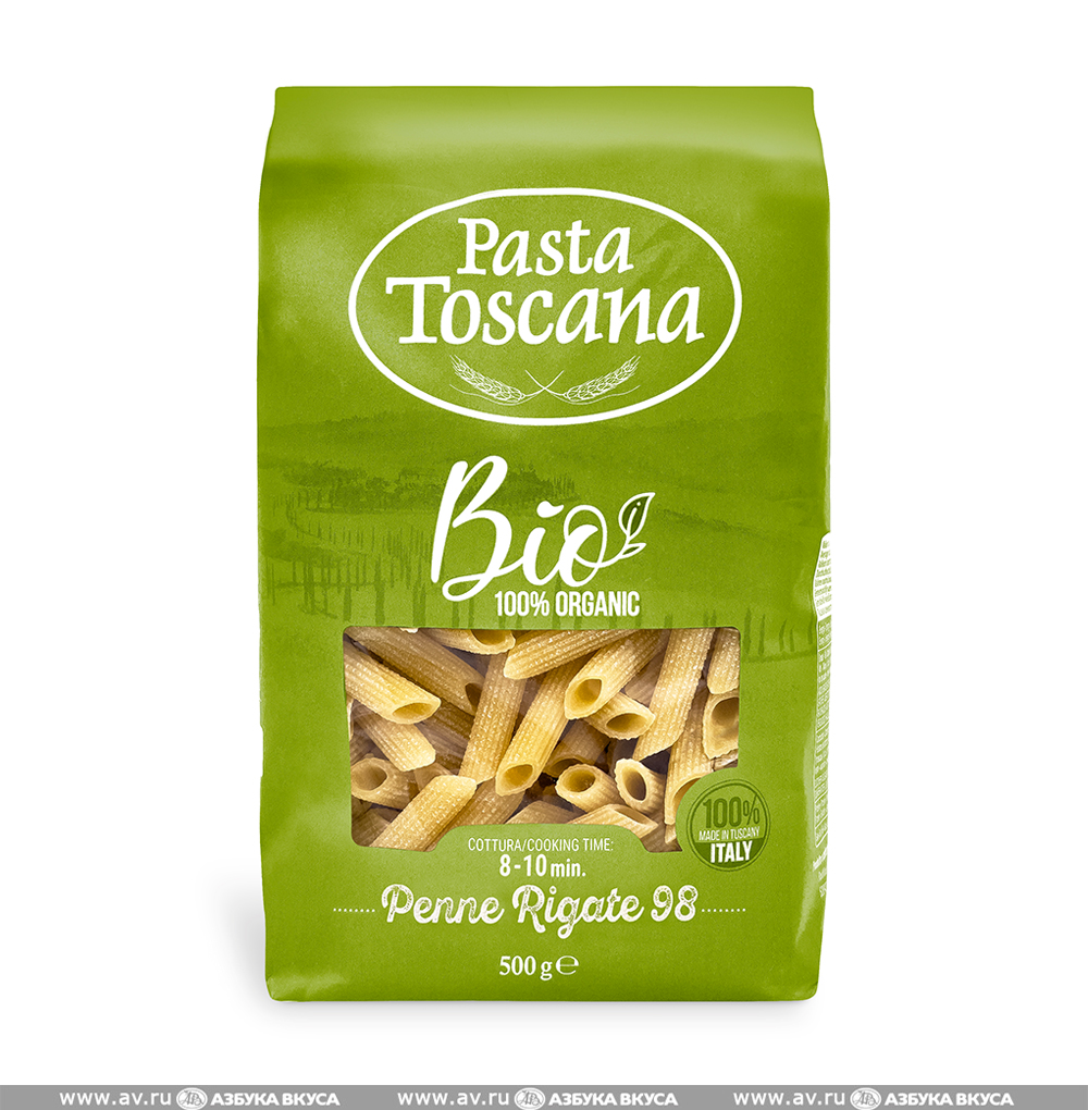 Изображение товара Макаронные изделия пенне ригате, Pasta Toscana, 500 г, Италия Изображение товара Макаронные изделия пенне ригате, Pasta Toscana, 500 г, Италия