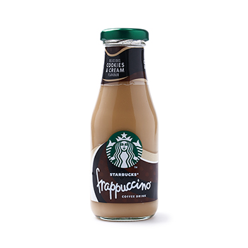 Изображение товара Напиток молочно-кофейный Frappuccino со вкусом печенья и сливок, Starbucks, 250 мл, Дания