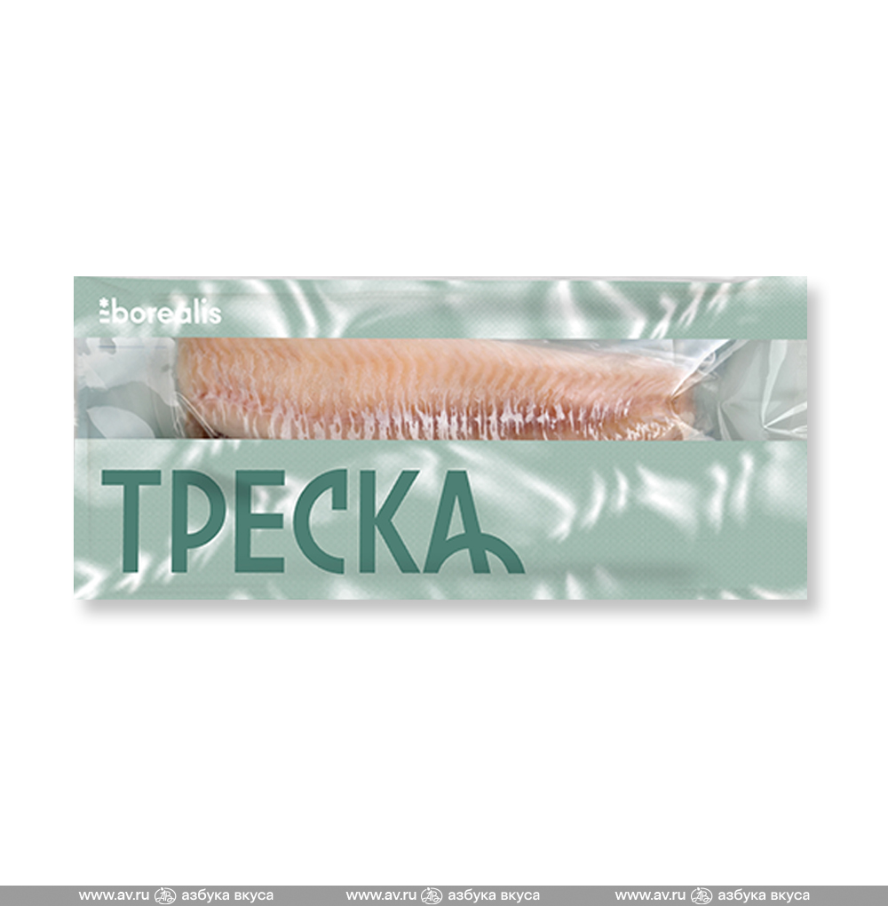 Изображение товара Треска филе без кожи, Borealis, 600 г, Россия Изображение товара Треска филе без кожи, Borealis, 600 г, Россия