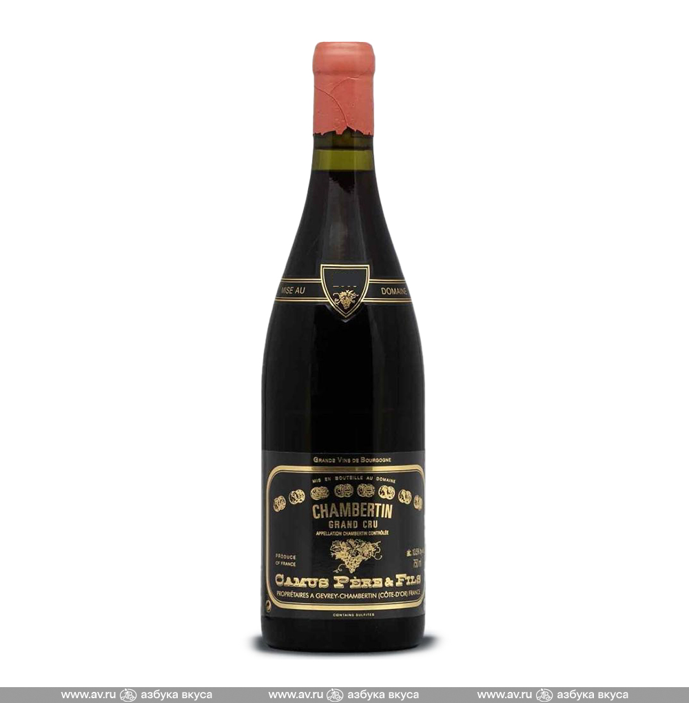 Изображение товара Вино французское красное AOC Chambertin Grand Cru 2017 Camus Pere & Fils, 0.75 L