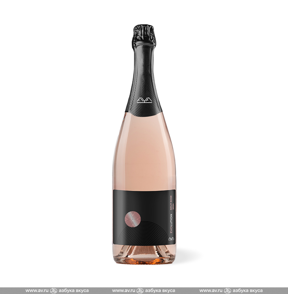 Изображение товара Игристое вино российское розовое брют AYA Evolution Pinot Noir Rose Brut Ариол 2005, 0.75 L