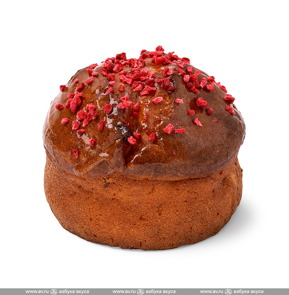 Изображение товара Кекс с рикоттой и малиной, «Азбука вкуса», 250 г, Россия