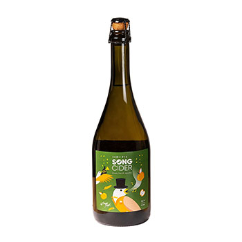 Изображение товара Сидр полусухой Song Cider газированный нефильтр. 3,9%, 0.75 L, ст/б, Беларусь