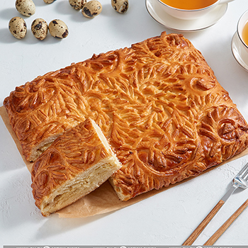 Изображение товара Пирог с капустой и яйцом, ручной работы, большой, «Азбука вкуса», Россия