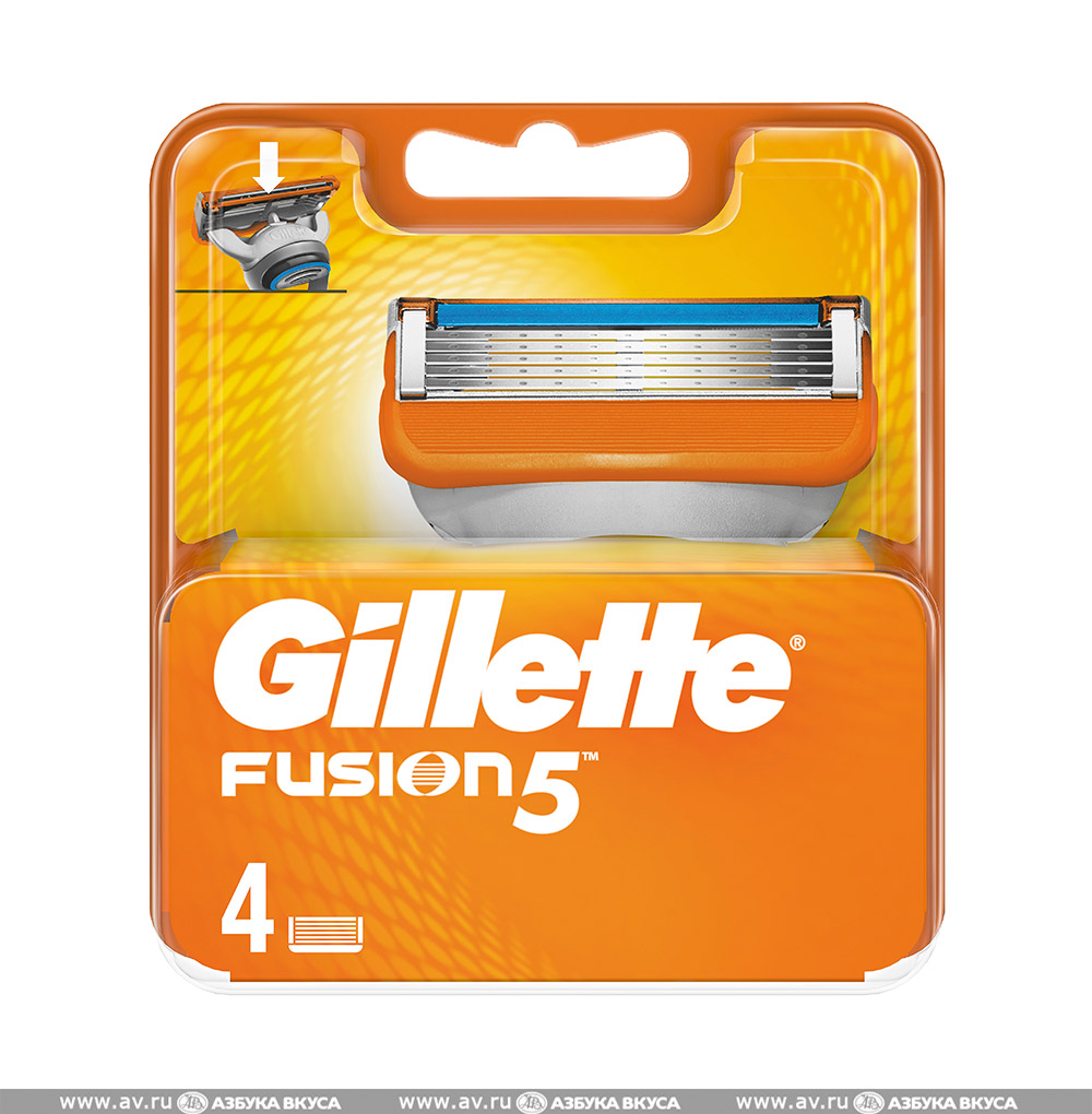 Изображение товара Кассеты сменные Fusion, Gillette, 4 шт., Германия