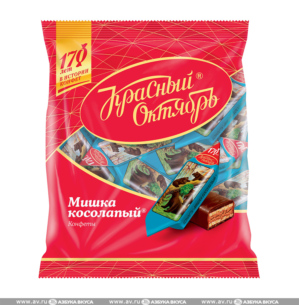 Изображение товара Конфеты «Мишка косолапый», «Красный Октябрь», 200 г, Россия Изображение товара Конфеты «Мишка косолапый», «Красный Октябрь», 200 г, Россия
