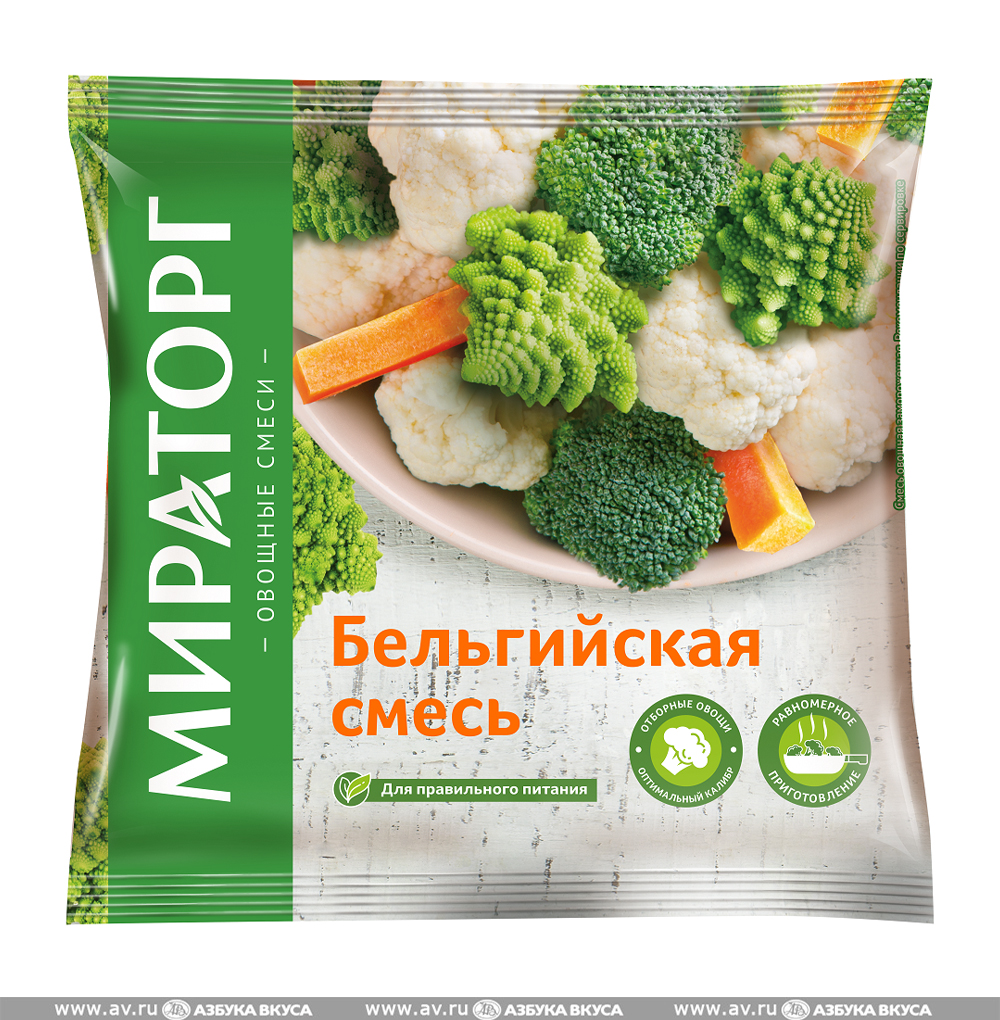 Изображение товара Овощная смесь Vитамин Бельгийская 400 г, Россия