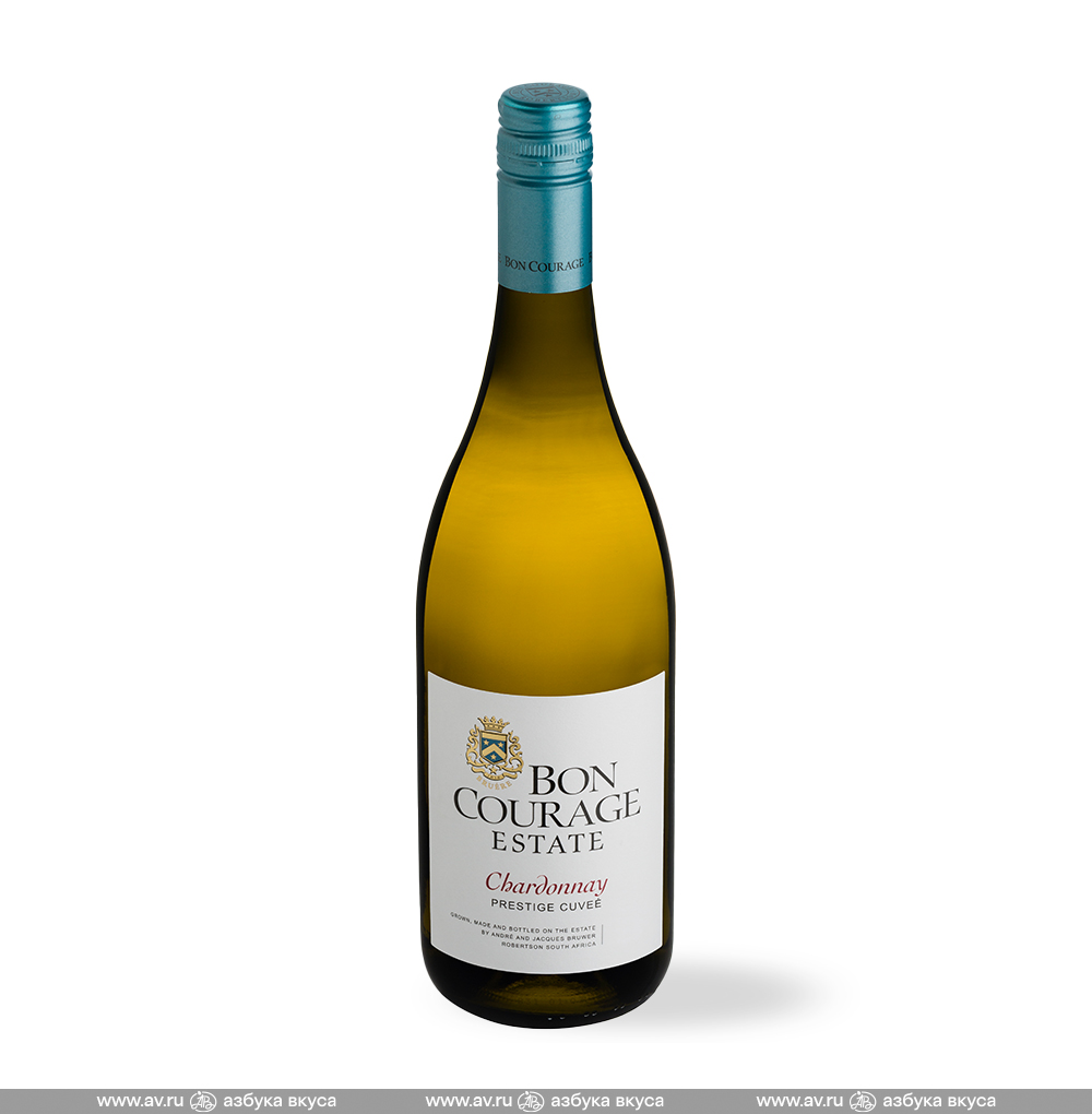 Изображение товара Вино южноафриканское белое Prestige Cuvee Chardonnay Bon Courage, 0.75 L Изображение товара Вино южноафриканское белое Prestige Cuvee Chardonnay Bon Courage, 0.75 L