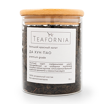Изображение товара Чайный напиток TEAFORNIA Улун Да Хун Пао 70г, Россия