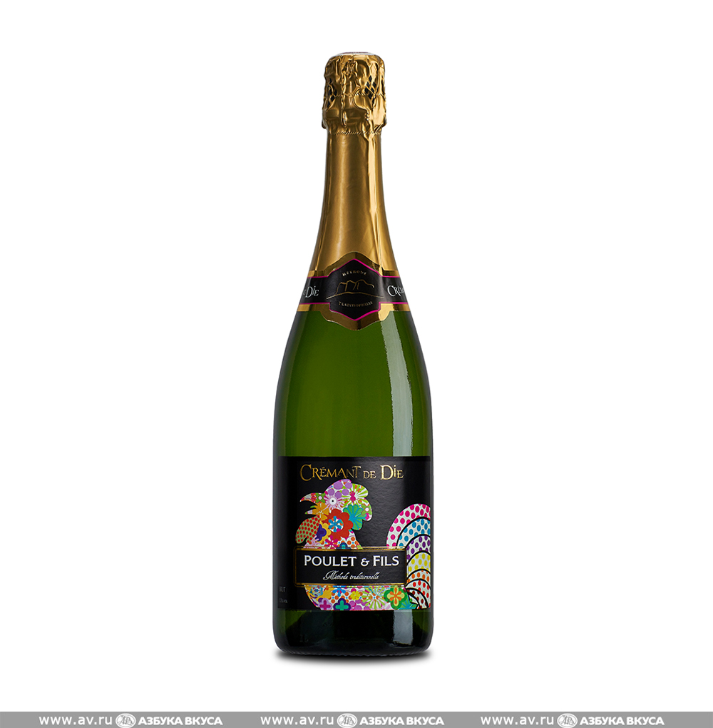Изображение товара Игристое французское брют Cremant de Die Brut Cave Poulet & Fils 0.75 Л Изображение товара Игристое французское брют Cremant de Die Brut Cave Poulet & Fils 0.75 Л