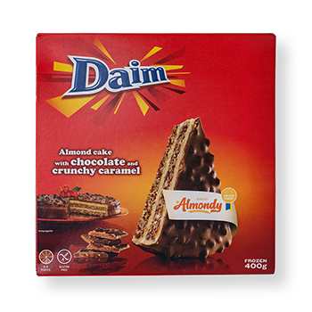 Изображение товара Торт Daim миндальный, Almondy, 400 г, Швеция