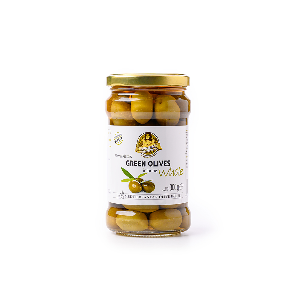 Изображение товара Оливки зелёные с косточкой, Mediterranean Olive House, 300 г, Греция Изображение товара Оливки зелёные с косточкой, Mediterranean Olive House, 300 г, Греция