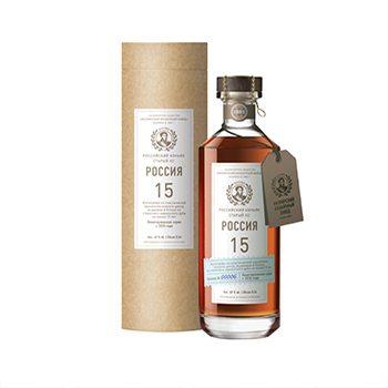 Изображение товара Коньяк российский Россия 15-летний с мюзле, 0.5 L в тубе