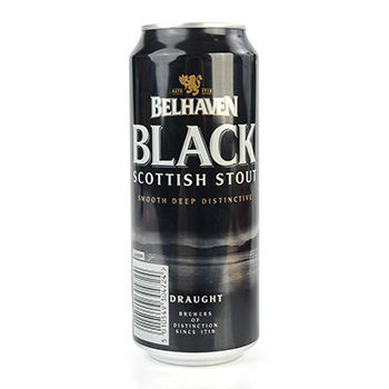 Изображение товара Пиво темное Belhaven Stout Scottish Black 4,2%, 0.44 L, ж/б, Великобритания
