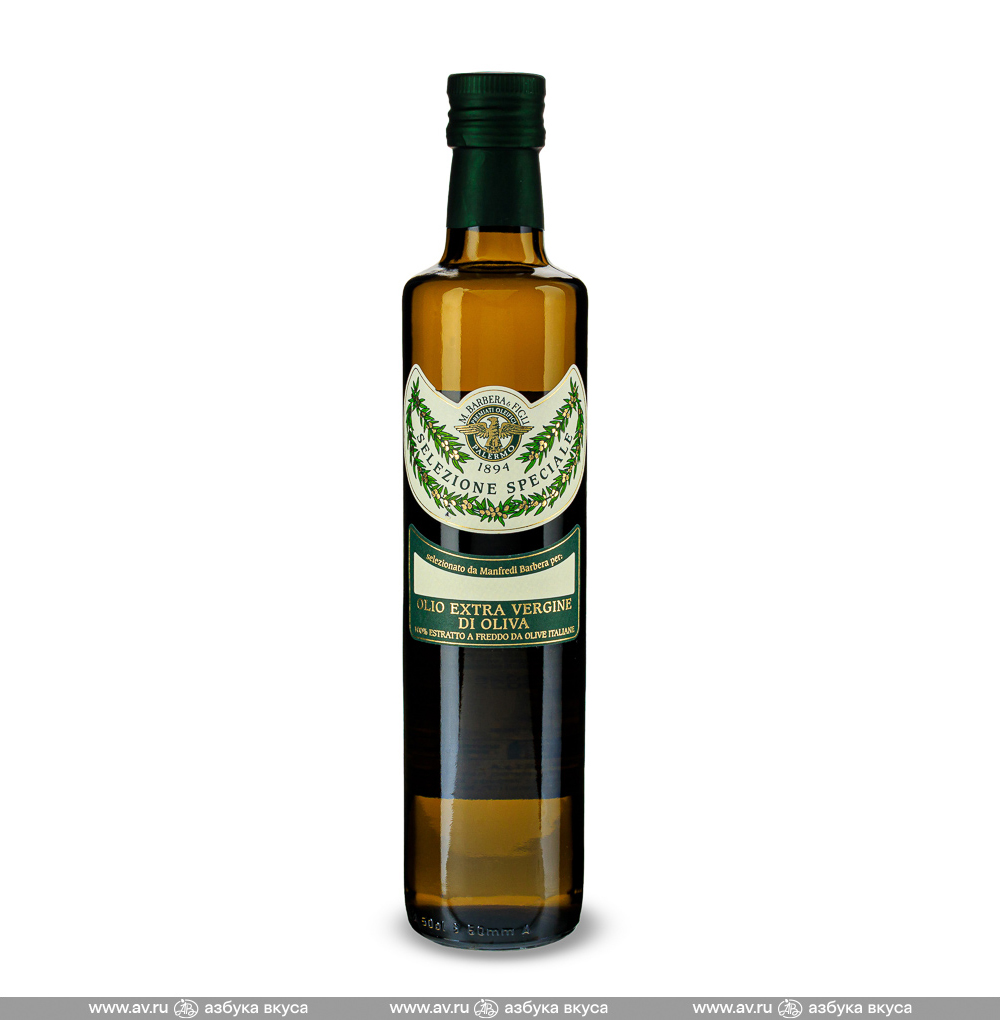 Изображение товара Масло оливковое Extra Virgine селекционное, Barbera, 500 мл, Италия Изображение товара Масло оливковое Extra Virgine селекционное, Barbera, 500 мл, Италия