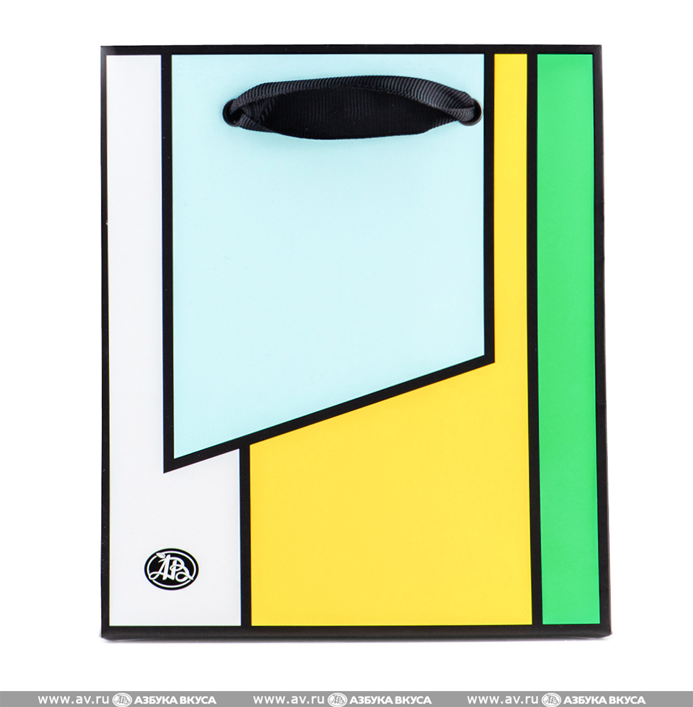 Пакет подарочный Азбука Вкуса «Зеркала» 15х17х10 см 1 шт Россия ...