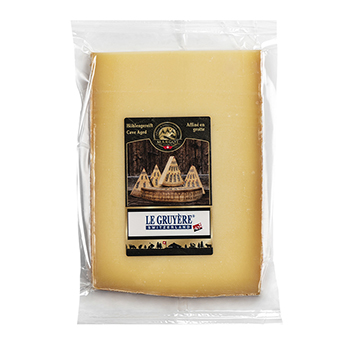 Изображение товара Сыр твёрдый из коровьего молока Gruyere 49%, Margot Fromages, 200 г, Швейцария, БЗМЖ