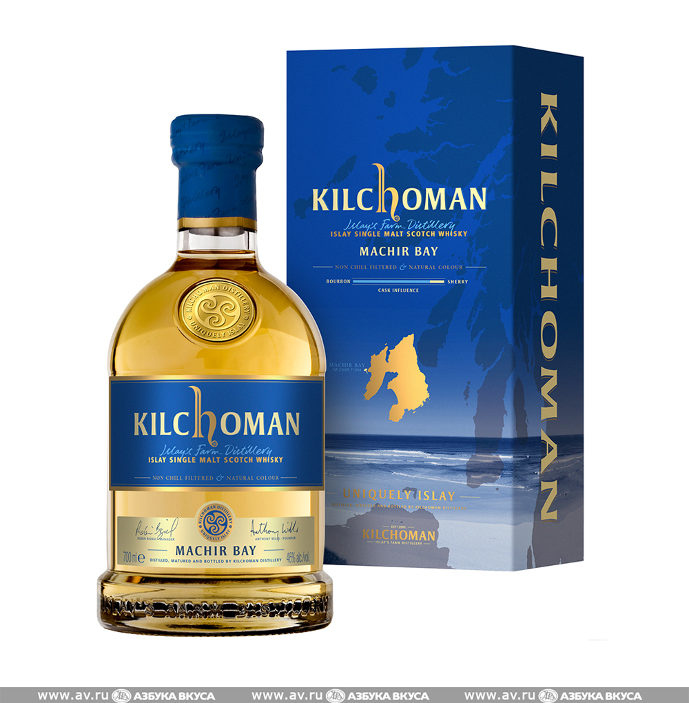 Изображение товара Шотландский односолодовый виски Kilchoman Machir Bay 0.7 Л 46%