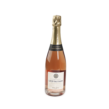 Изображение товара Игристое вино французское розовое брют AOC Champagne Lete Vautrain Royal Rose Brut, 0.75 L в п/у