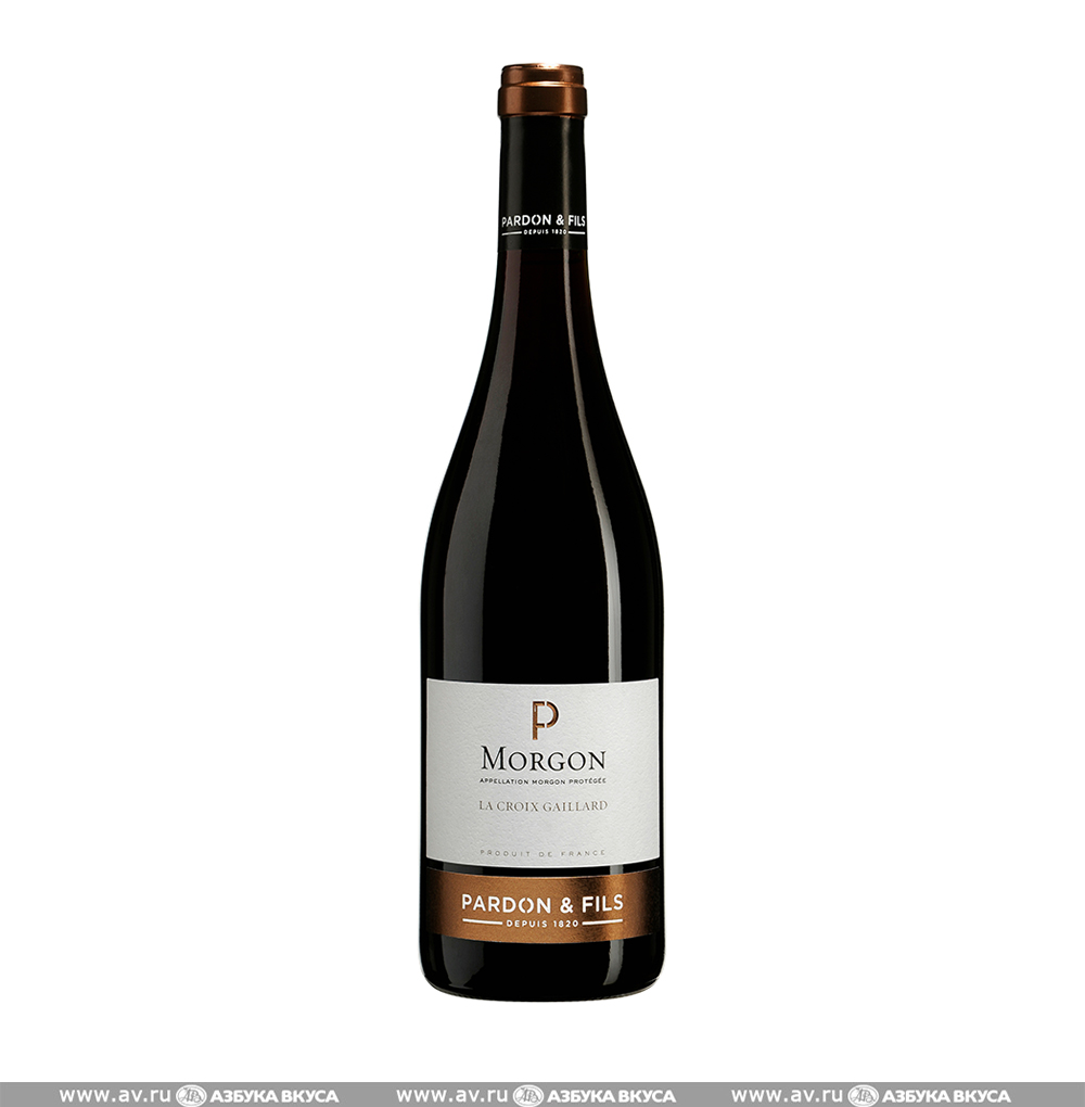Изображение товара Вино французское красное AOC Morgon Pardon & Fils, 0.75 L Изображение товара Вино французское красное AOC Morgon Pardon & Fils, 0.75 L