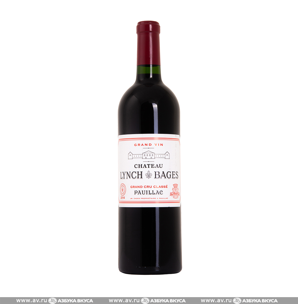 Изображение товара Вино французское красное AOC Pauillac Gr.Cru Classe Chateau Lynch-Bages 2014, 0.75 L