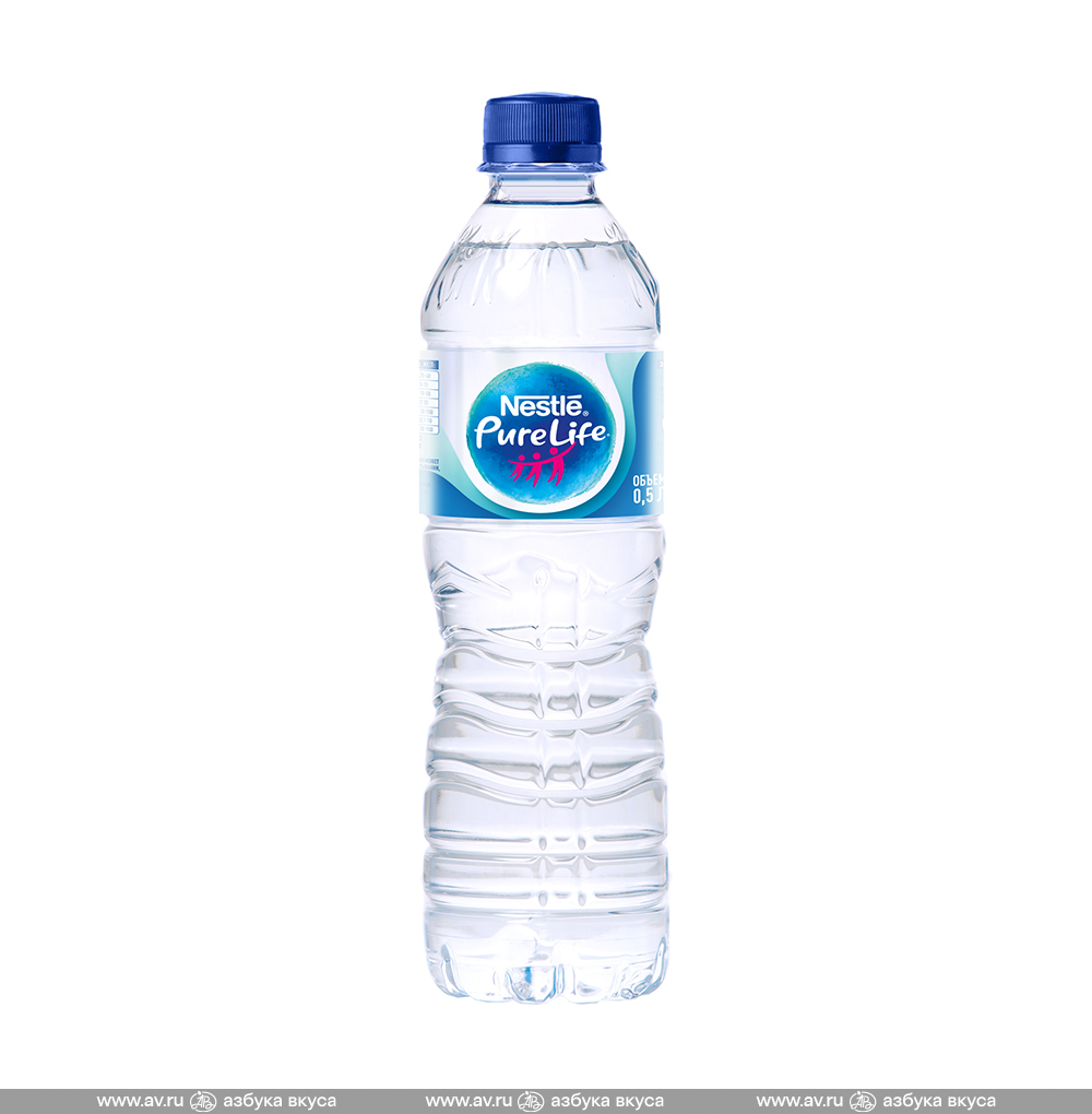 Изображение товара Вода минеральная негазированная Pure Life, Nestle, 0.5 л, Россия Изображение товара Вода минеральная негазированная Pure Life, Nestle, 0.5 л, Россия