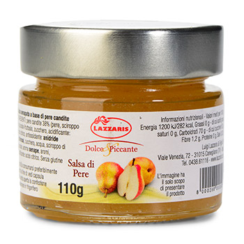 Изображение товара Соус из груши для сыров, Lazzaris, 110 г, Италия