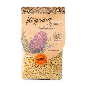Изображение товара Орехи кедровые очищенные, «Кедровый бор», 500 г