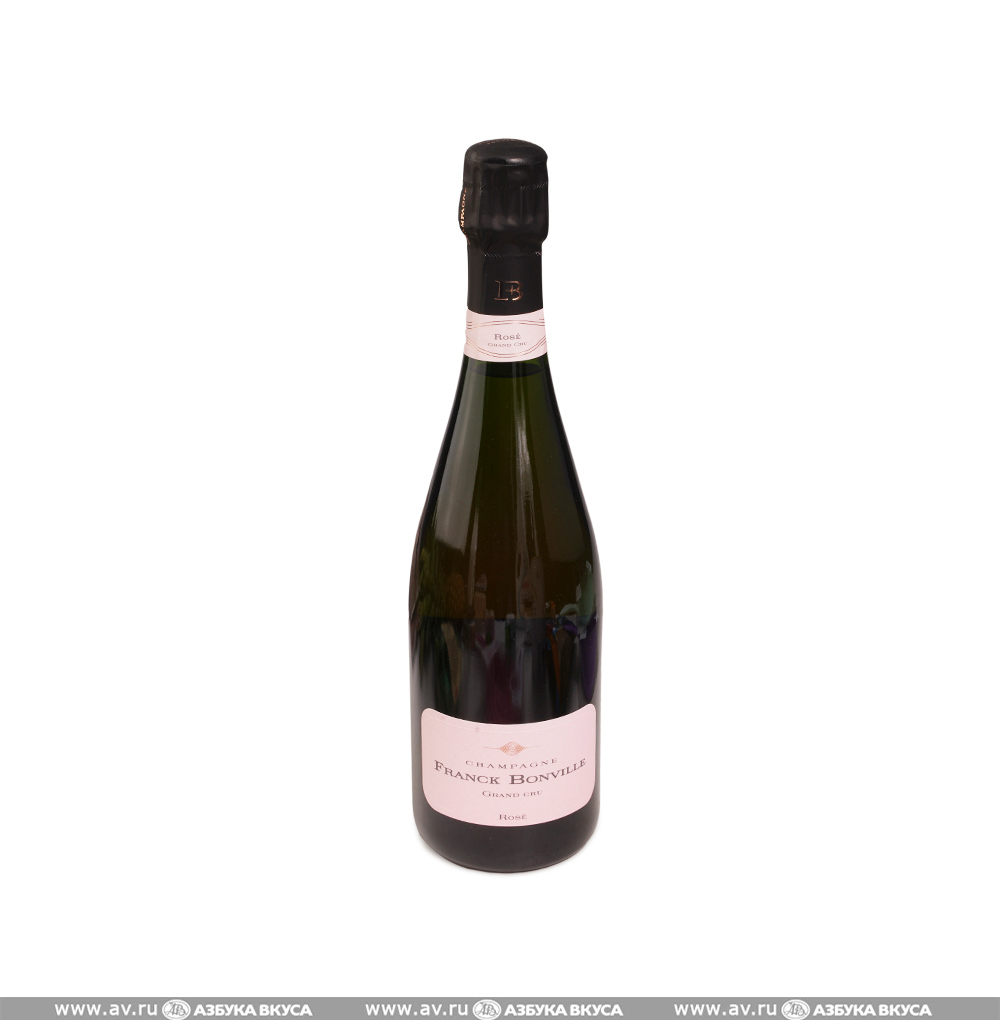 Изображение товара Игристое вино французское розовое брют AOC Champagne Franck Bonville Grand Cru Rose Brut, 0.75 L, п/у Изображение товара Игристое вино французское розовое брют AOC Champagne Franck Bonville Grand Cru Rose Brut, 0.75 L, п/у