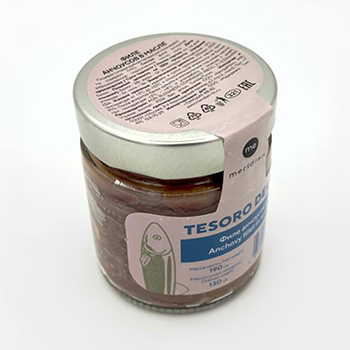 Изображение товара Филе анчоусов в подсолнечном масле, Tesoro del Mare, 130 г, Тунис