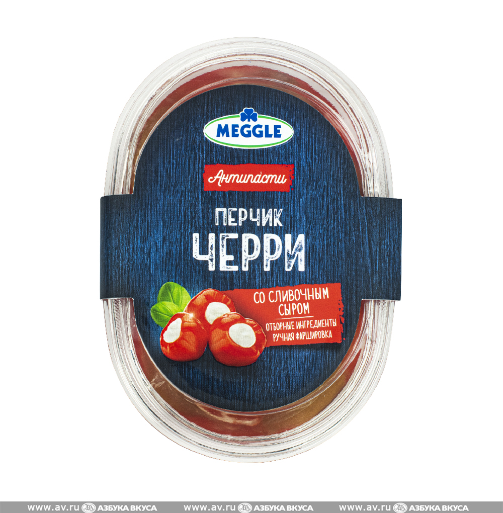 Изображение товара Перчик черри со сливочным сыром, Meggle, 210 г, Республика Сербия Изображение товара Перчик черри со сливочным сыром, Meggle, 210 г, Республика Сербия