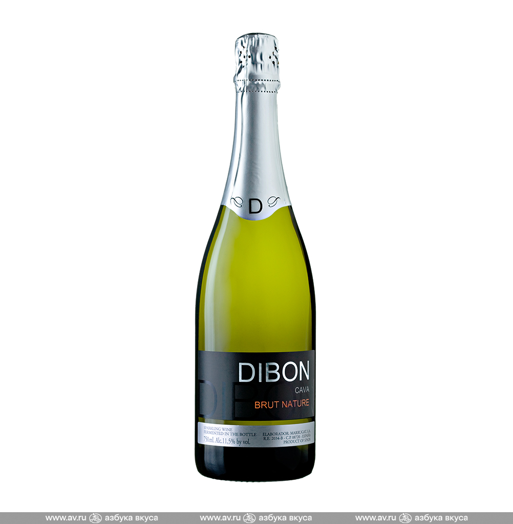 Изображение товара Игристое вино испанское белое э/брют DO Cava Dibon Brut Nature Bodegas Pinord, 0.75 L