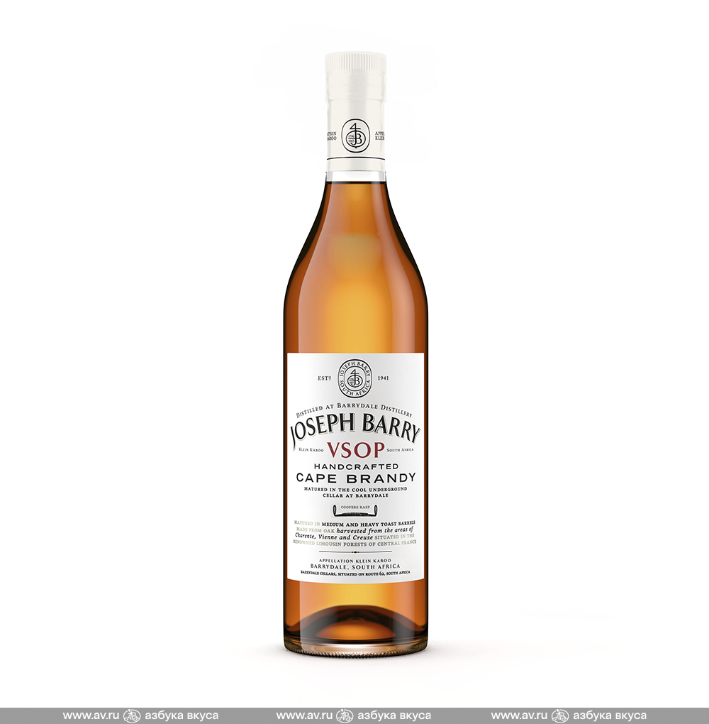 Изображение товара Бренди южноафриканский Joseph Barry Cape Brandy VSOP, 0.75 L