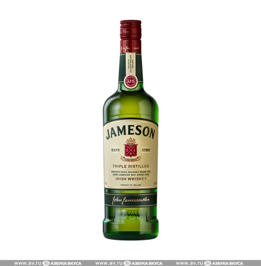 Изображение товара Виски ирландский Jameson, 0.7 L Изображение товара Виски ирландский Jameson, 0.7 L