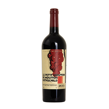 Изображение товара Вино французское красное AOC Pauillac Le Petit Mouton 2015 Chateau Mouton Rothschild, 0.75 L