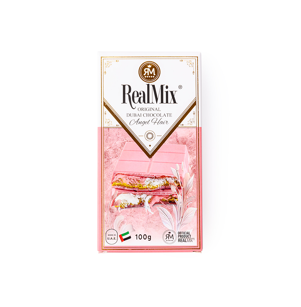 Изображение товара Шоколад молочный Angel Hair, RealMix, 100 г, Объединённые Арабские Эмираты Изображение товара Шоколад молочный Angel Hair, RealMix, 100 г, Объединённые Арабские Эмираты