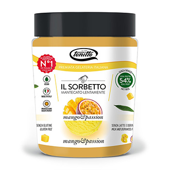 Изображение товара Сорбет «Манго — маракуйя», Tonitto, 310 г, Италия