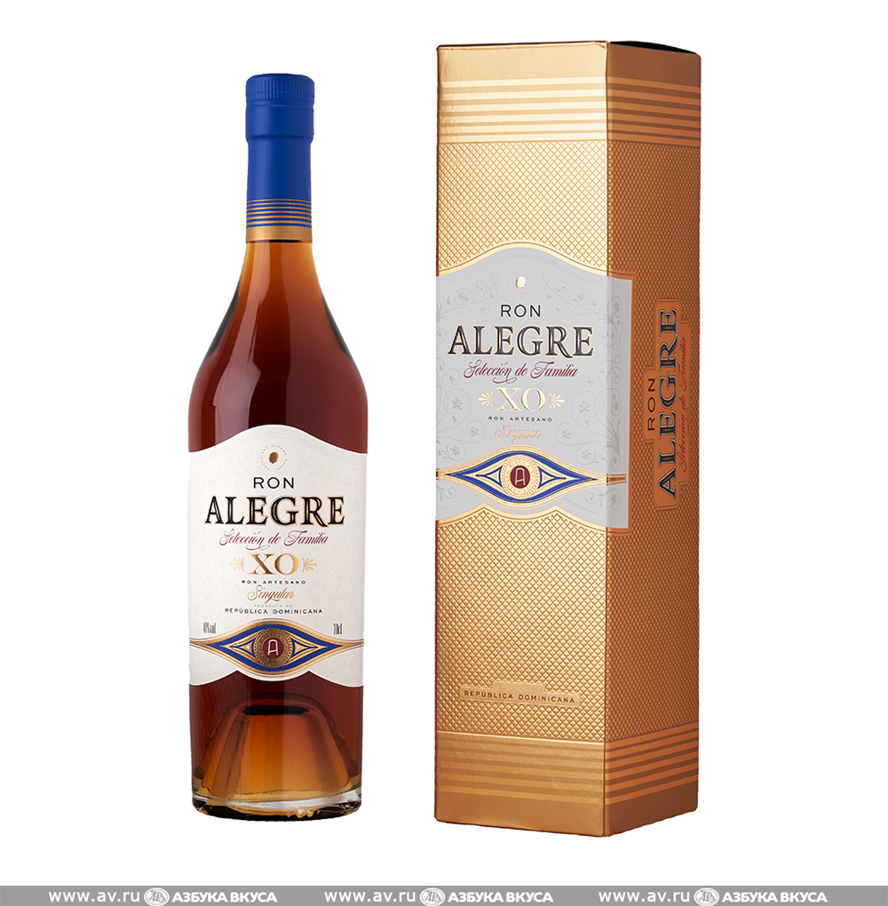 Изображение товара Ром доминиканский Alegre XO, 0.7 L, п/у Изображение товара Ром доминиканский Alegre XO, 0.7 L, п/у