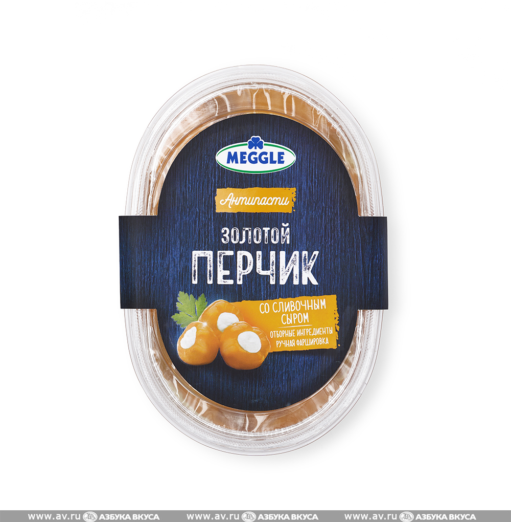Изображение товара Золотой перчик со сливочным сыром, Meggle, 210 г, Республика Сербия Изображение товара Золотой перчик со сливочным сыром, Meggle, 210 г, Республика Сербия