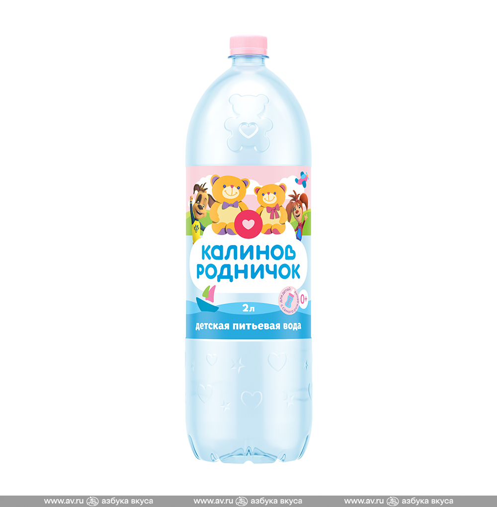 Изображение товара Вода детская питьевая, «Калинов Родничок», 2 л, Россия