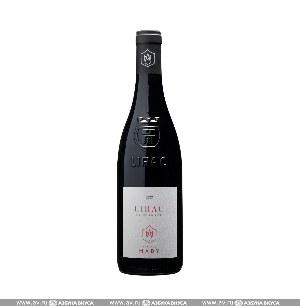 Изображение товара Вино французское красное AOC Lirac La Fermade Domaine Maby, 0.75 L