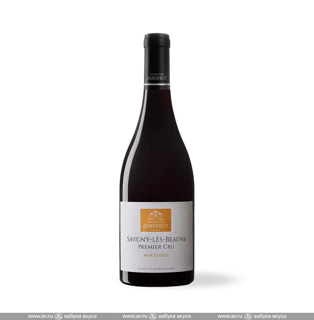 Изображение товара Вино французское красное AOC Savigny-Les-Beaune 1-er Cru Aux Clous Domaine d'Ardhuy 0.75 L Изображение товара Вино французское красное AOC Savigny-Les-Beaune 1-er Cru Aux Clous Domaine d'Ardhuy 0.75 L