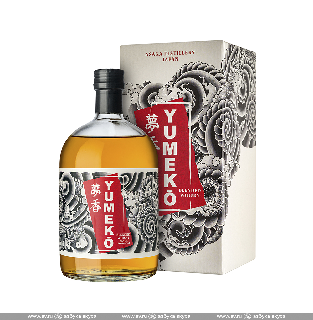Изображение товара Виски японский Yumeko Blended, 0.7 L, п/у Изображение товара Виски японский Yumeko Blended, 0.7 L, п/у