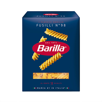 Макаронные изделия Barilla Фузилли №98 из твёрдых сортов пшеницы, 450 г, Турция