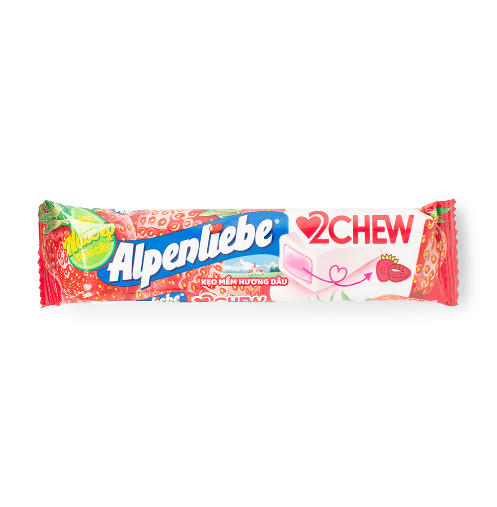 Изображение товара Жевательные конфеты 2 CHEW со вкусом клубники, Alpenliebe, 24.5 г, Вьетнам Изображение товара Жевательные конфеты 2 CHEW со вкусом клубники, Alpenliebe, 24.5 г, Вьетнам