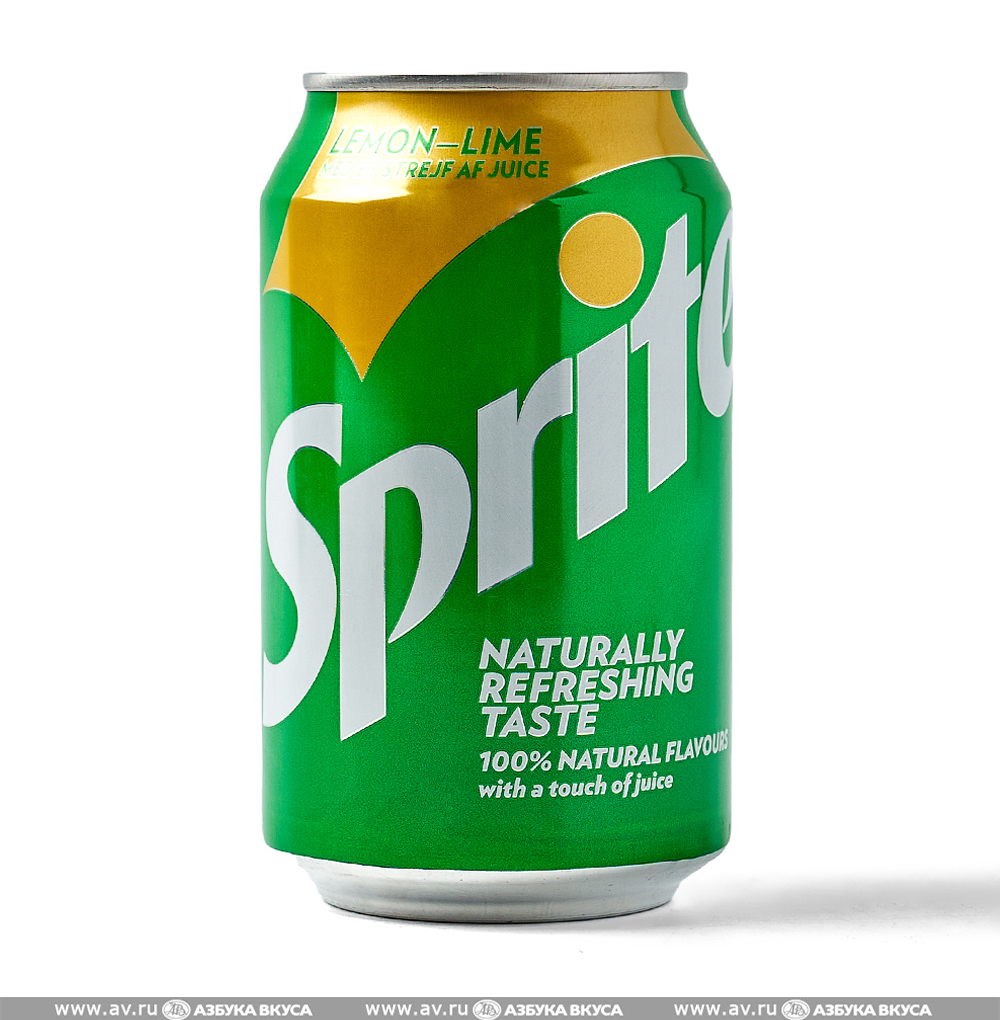 Изображение товара Напиток газированный со вкусом лимона и лайма, Sprite, 0.33 л Изображение товара Напиток газированный со вкусом лимона и лайма, Sprite, 0.33 л