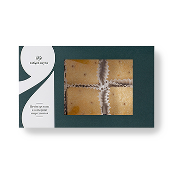 Изображение товара Печенье с солёной карамелью, «Азбука вкуса», 120 г, Россия