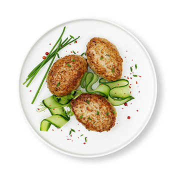 Изображение товара Котлеты из филе щуки с кальмаром, Россия