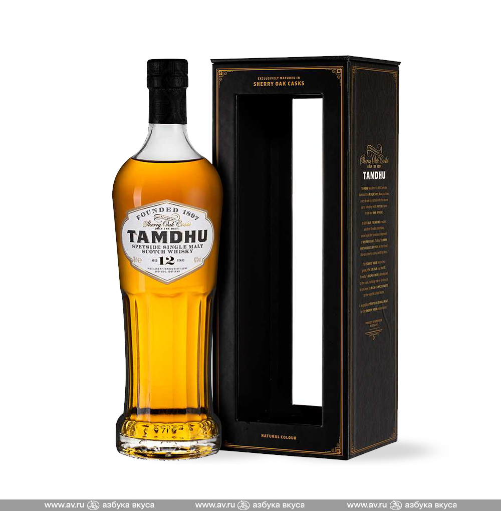 Изображение товара Виски шотландский Tamdhu Speyside Single Malt 12 YO 43%, 0.7 L, в п/у Изображение товара Виски шотландский Tamdhu Speyside Single Malt 12 YO 43%, 0.7 L, в п/у